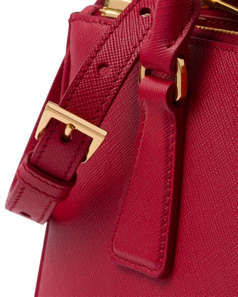 prada monochrome bag red